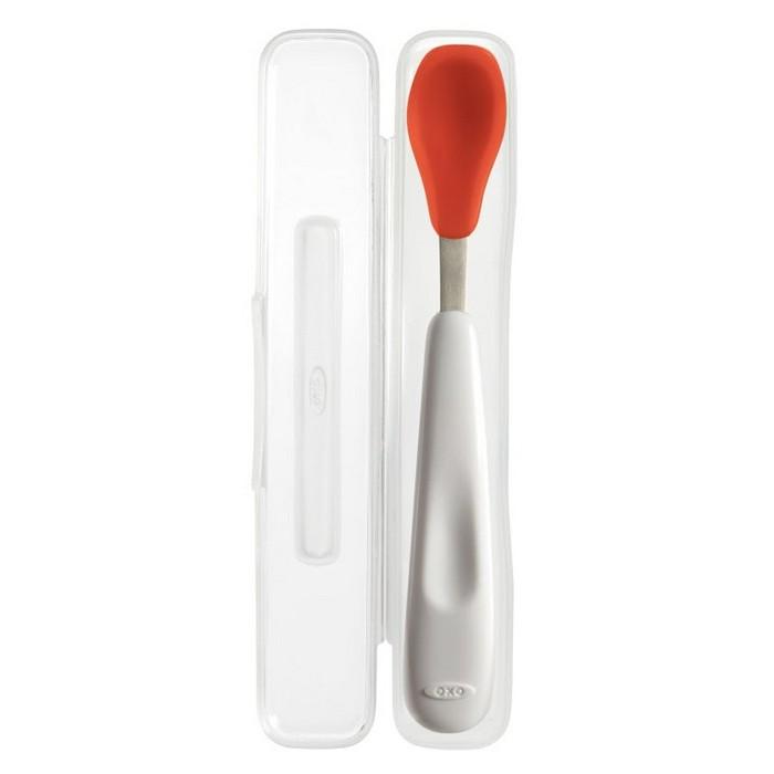 OXO TOT - On-the-Go Feeding Spoon - Orange