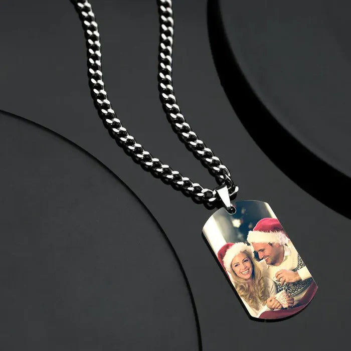 Personalized Photo Necklace Mimarta