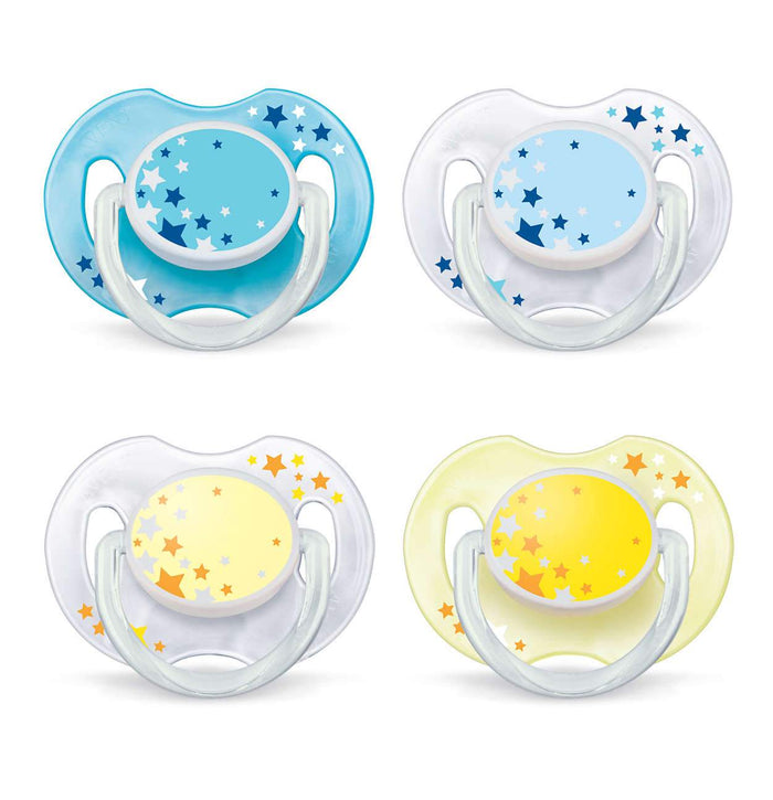 Philips Avent, Night time pacifier 0 - 6 Months, Pack of two
