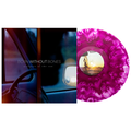 Born Without Bones – Pictures of the Sun album cover with a Deep Purple Cloudy Vinyl LP. Artwork shows a car window, blurred landscape, and hand on the steering wheel. Includes full album digital download.
