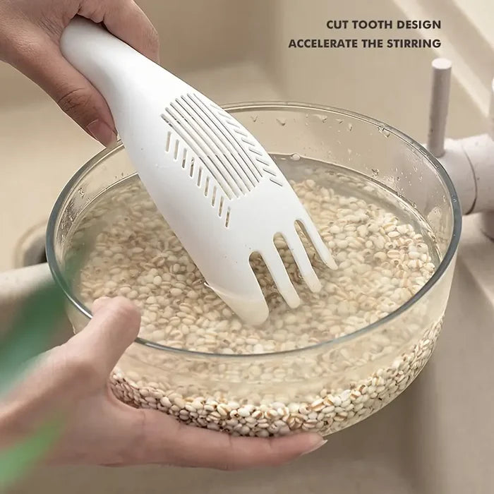 Plastic Kitchen Utensils Set: Rice Colander & Spoons Mimarta