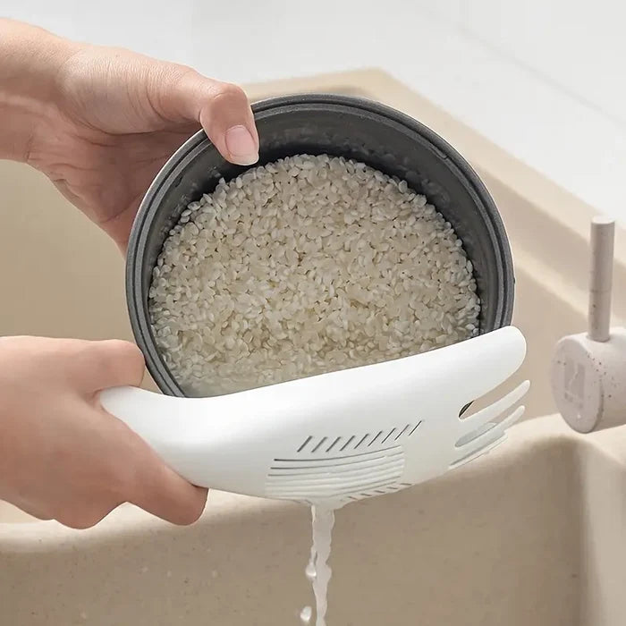 Plastic Kitchen Utensils Set: Rice Colander & Spoons Mimarta