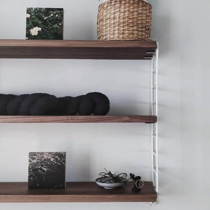#variant_white panel + dark wood shelves