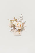 Boutonnieres in White & Beige - Image 7