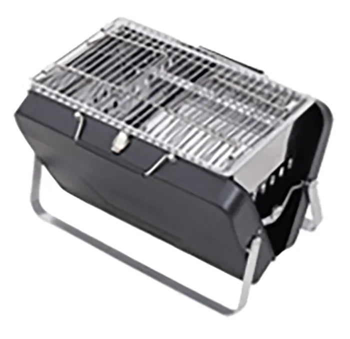 Portable Camping BBQ Folding Cooking Charcoal Coal Stainless Steel Grill Rieworkes