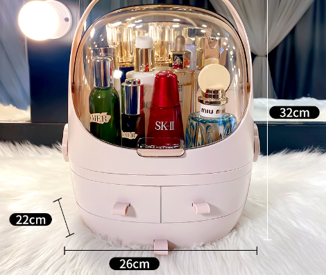 Portable Makeup Organizer Box for Desktop Storage Mimarta