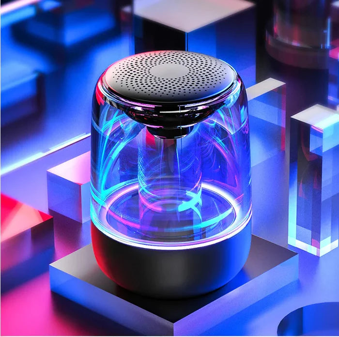 Portable Wireless Bluetooth Speaker with Variable Color LED Light Rieworkes