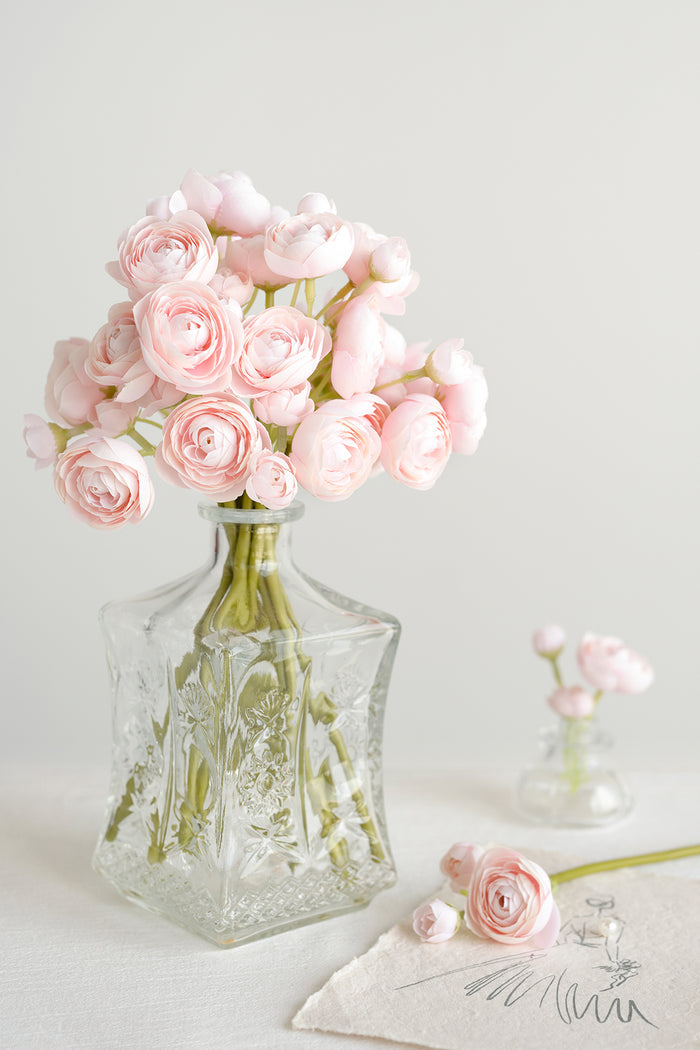 Ranunculus Flowers with Stem