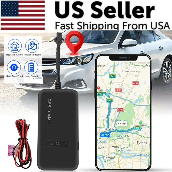 Real Time GPS Tracker Tracking Locator Device GPRS GSM Car/Motorcycle Anti Theft Rieworkes
