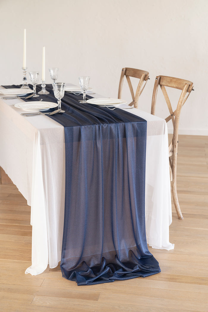 Romantic Sheer Table Runner 29' w x 10ft/14ft - Image 2
