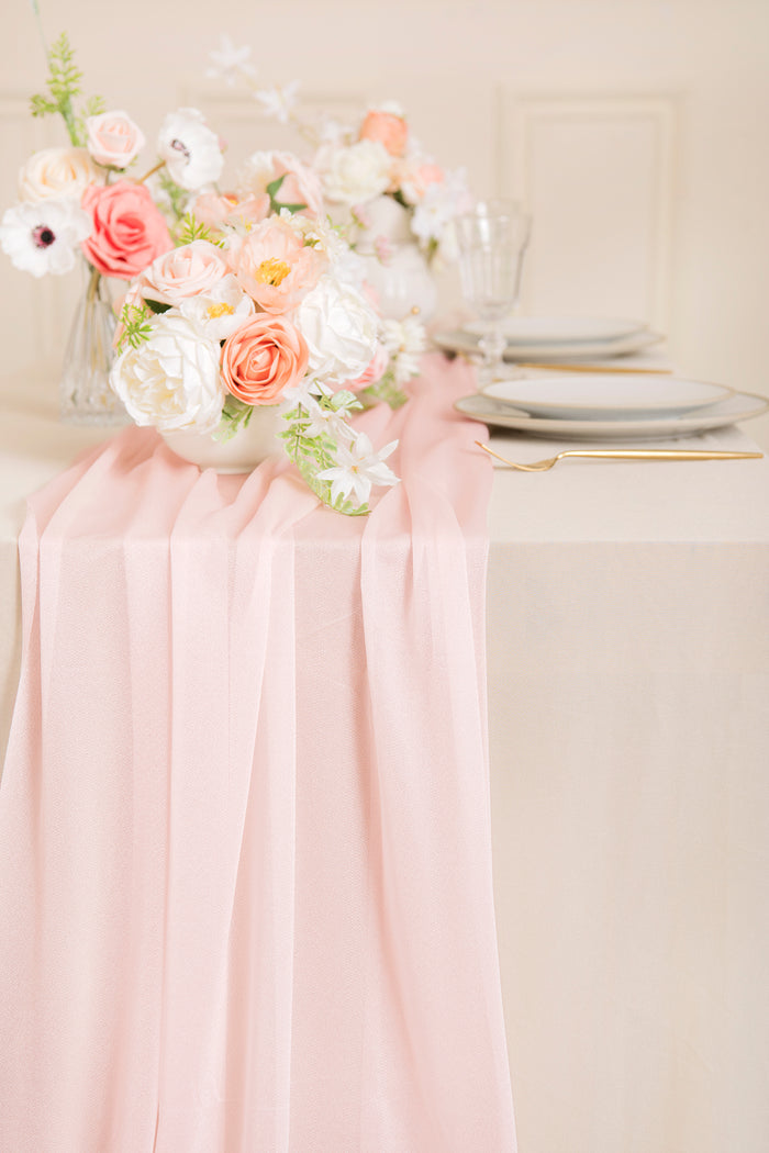Romantic Sheer Table Runner 29' w x 10ft/14ft - Image 8