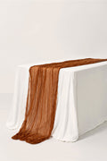 Rustic Gauze Cheesecloth Table Runner 35' w x 10ft/14ft - Image 18