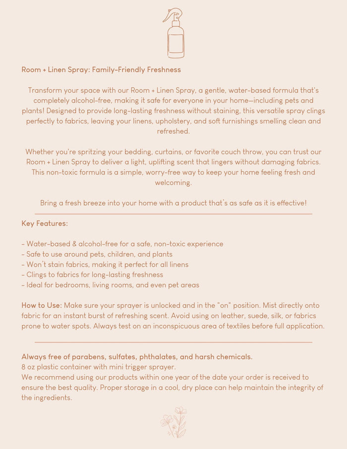 Santal Room + Linen Spray - Dusk Collection