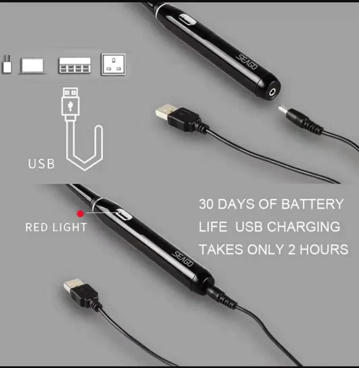 SEAGO Rechargeable Sonic Toothbrush Rieworkes