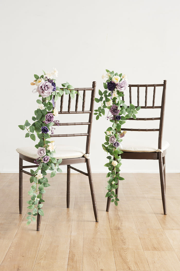 Wedding Hanging Chair Back Decoration in Lilac & Gold?Clearance
