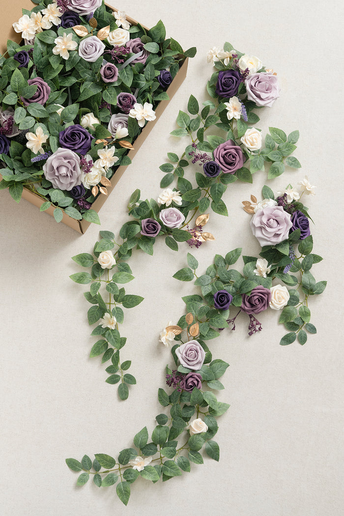 Wedding Hanging Chair Back Decoration in Lilac & Gold?Clearance - Image 5