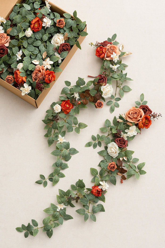 Wedding Hanging Chair Back Decoration in Sunset Terracotta - Image 4