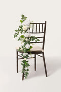 Wedding Hanging Chair Back Decoration in White & Sage