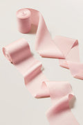 Matte Satin Ribbons 2.4' W � 6.5 Yards (Set of 2) in Blush