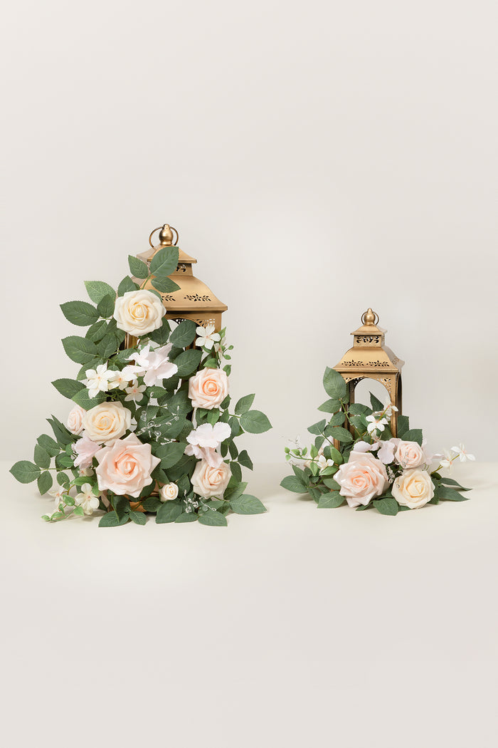 2ft Flower Garlands in Blush & Cream