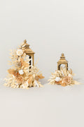 2ft Flower Garlands in Tawny Beige & Sand Beige