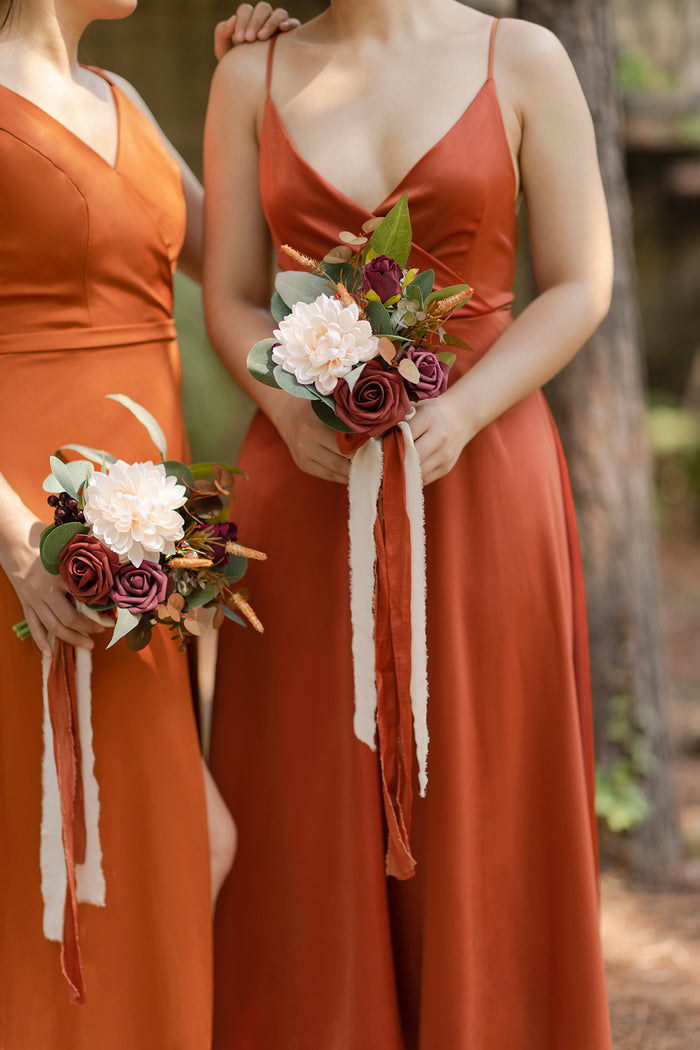 Set of 6 | 7" Bridesmaid Posy in Amber