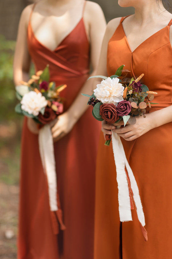 Set of 6 | 7" Bridesmaid Posy in Amber