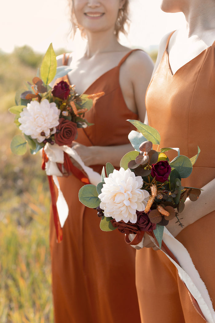 Set of 6 | 7" Bridesmaid Posy in Amber