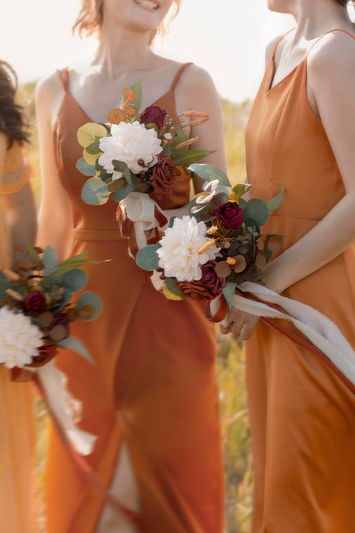 Set of 6 | 7" Bridesmaid Posy in Amber
