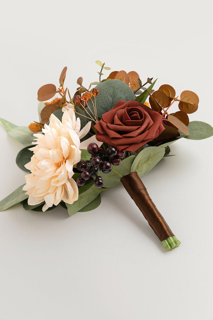 Set of 6 | 7" Bridesmaid Posy in Amber