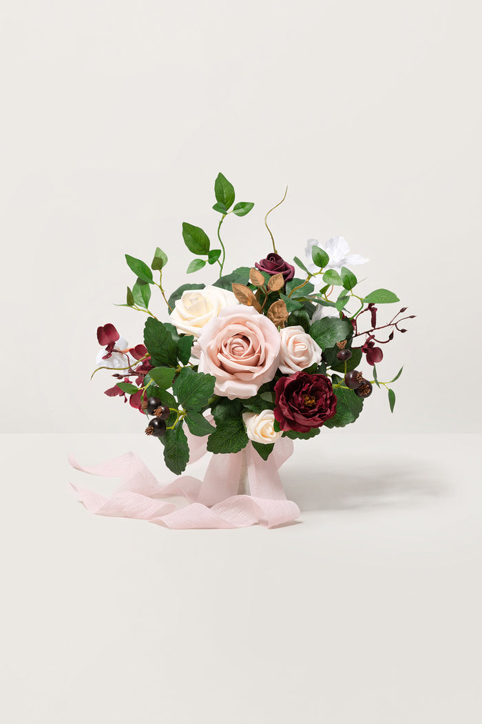 Bridesmaid Posy in Romantic Marsala