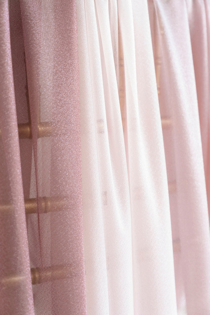 Sheer Backdrop Curtain Panels 14.5" x 10ft | Clearance