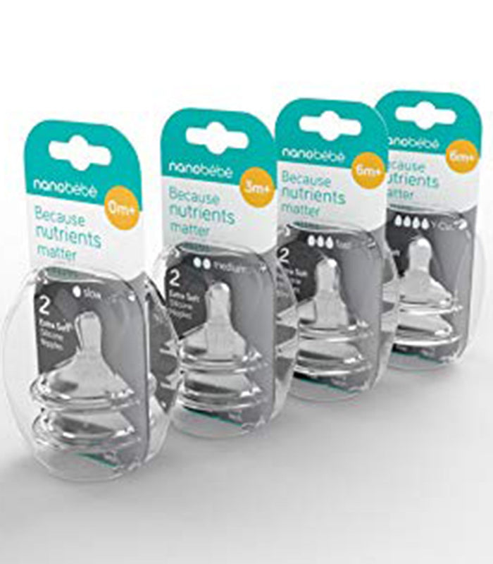 Silicone Nipples, Twin-Pack