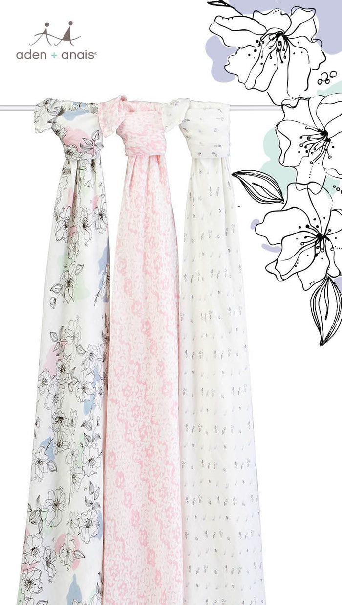 Silky Soft Swaddle 3pack