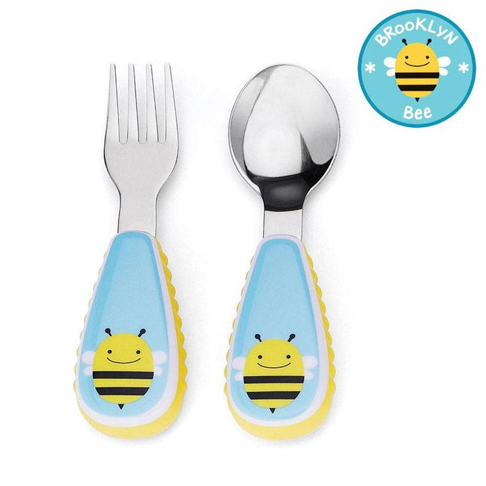 Skip Hop Zootensils Fork and Spoon - Brooklyn Bee