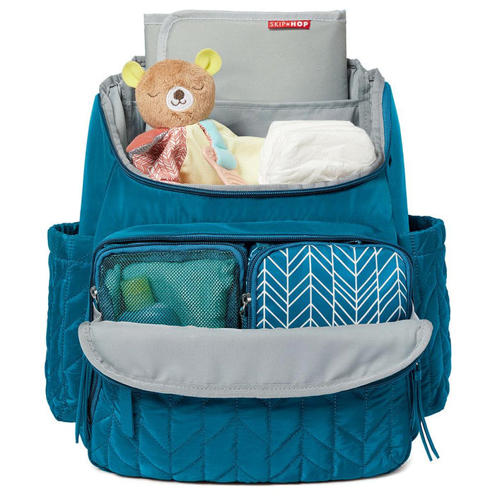 Skip*Hop - Forma Backpack - Peacock- New Quilted Pattern