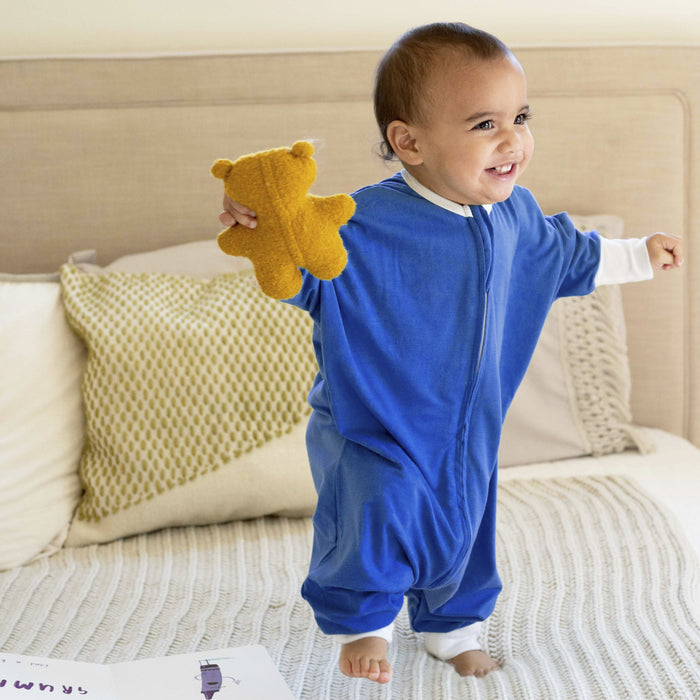 Sleeping Baby Classic Navy Flying Squirrel Pajama - Blooming Baby