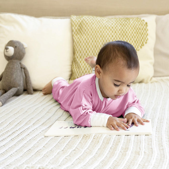 Sleeping Baby Classic Rose Pink Flying Squirrel Pajama - Blooming Baby