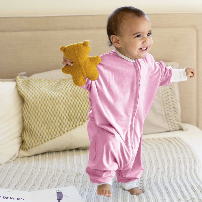 Sleeping Baby Classic Rose Pink Flying Squirrel Pajama - Blooming Baby