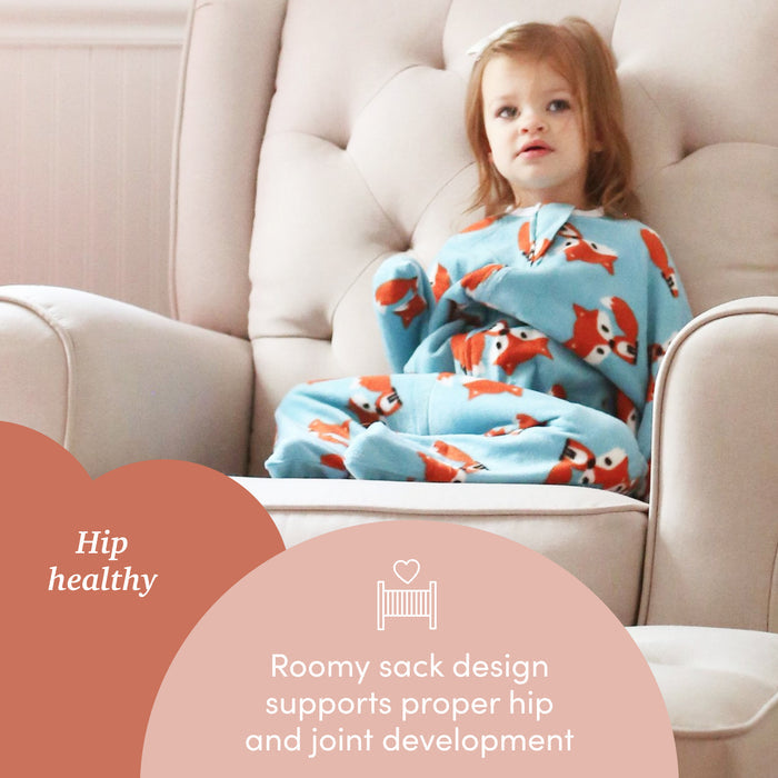 Friendly Fox Zipadee-Zip Swaddle Transition - Fleece - Blooming Baby