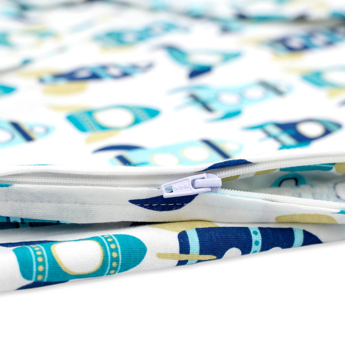 Sleeping Baby Zippy Swaddle safe sleep cotton swaddle Rocket