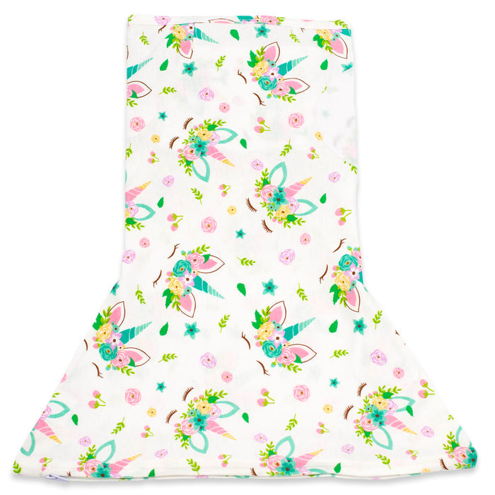 Sleeping Baby Zippy Swaddle safe sleep cotton swaddle Sleepy Unicorn