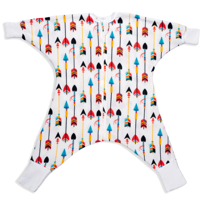 Sleeping Baby Straight & Arrow Flying Squirrel Pajama - Fleece - Blooming Baby