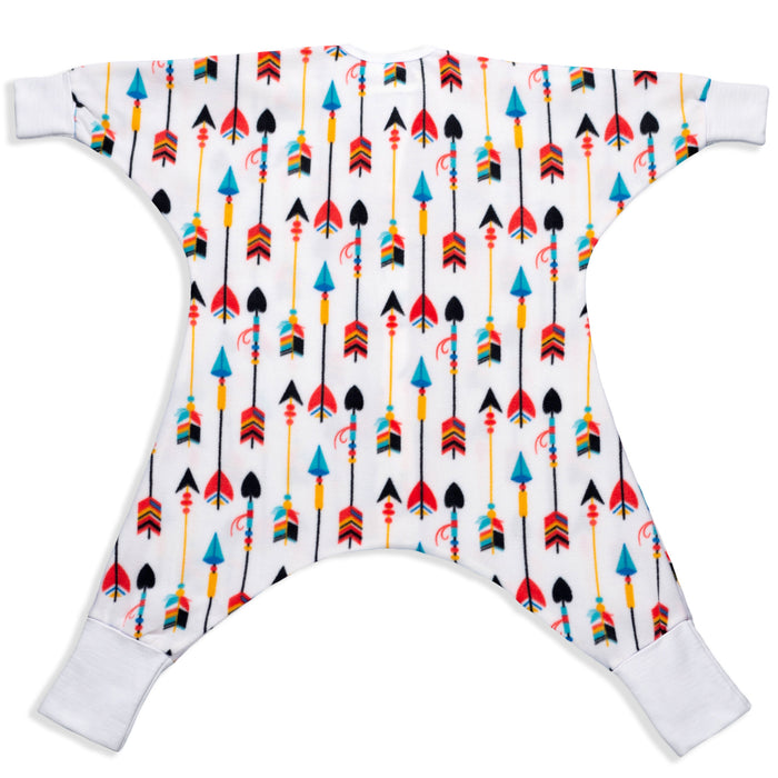 Sleeping Baby Straight & Arrow Flying Squirrel Pajama - Fleece - Blooming Baby