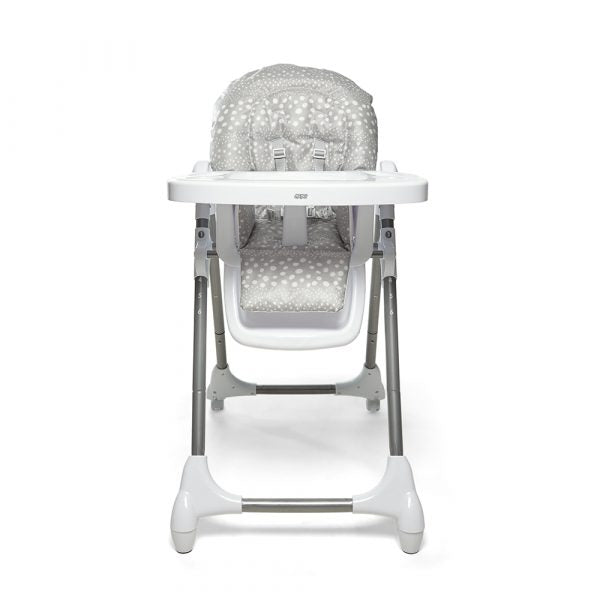 Snax Highchair Grey Spot