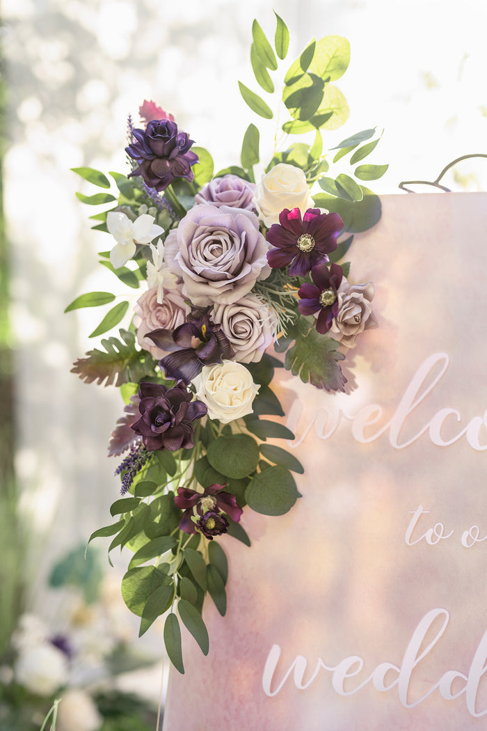 Combo Set Flower Sign Decor in Lilac & Gold - Image 3