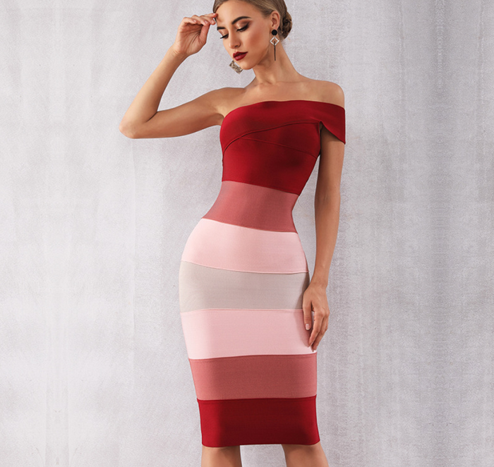 Strap Dress, Sexy Bandage Dress, Women's Dress Mimarta