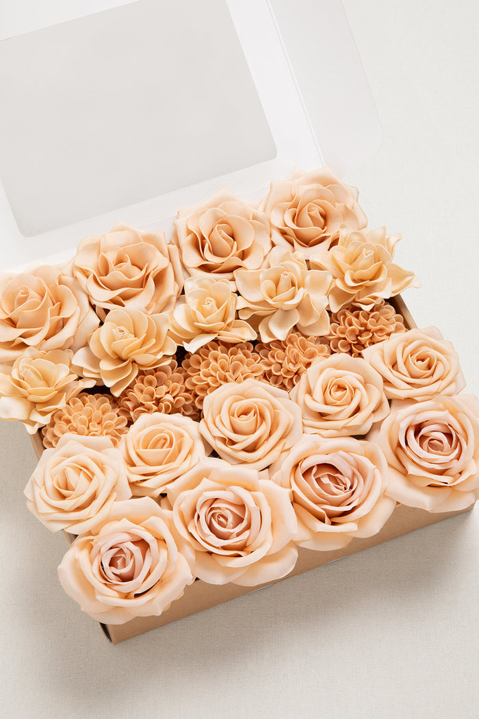 Supporting Flower Boxes in Apricot