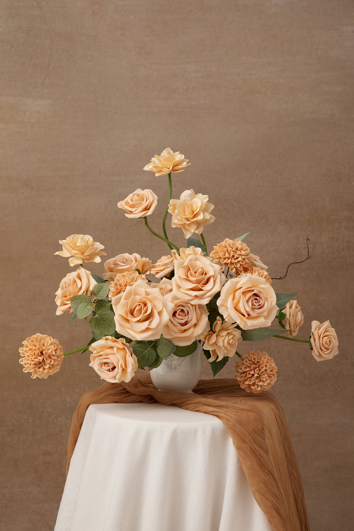 Supporting Flower Boxes in Apricot