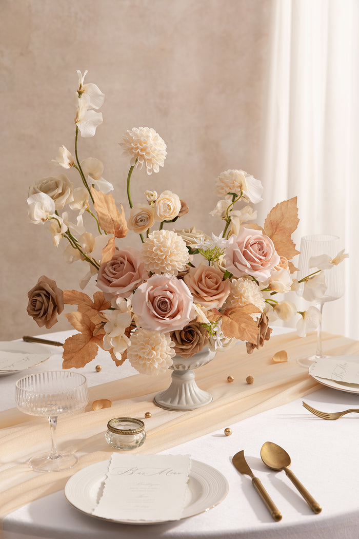Supporting Flower Boxes in Cinnamon Cappuccino